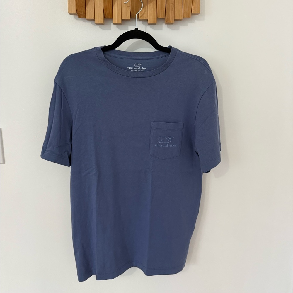 Vineyard Vines Men's Classic Blue Tee, Size S
